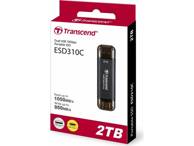 Pen Drive 2TB USB 3.2 (Rosa) - TRANSCEND