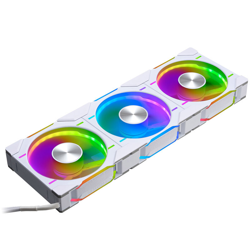 Phanteks D30-120 PWM D-RGB weiß 3er-Pack, Gehäuselüfter