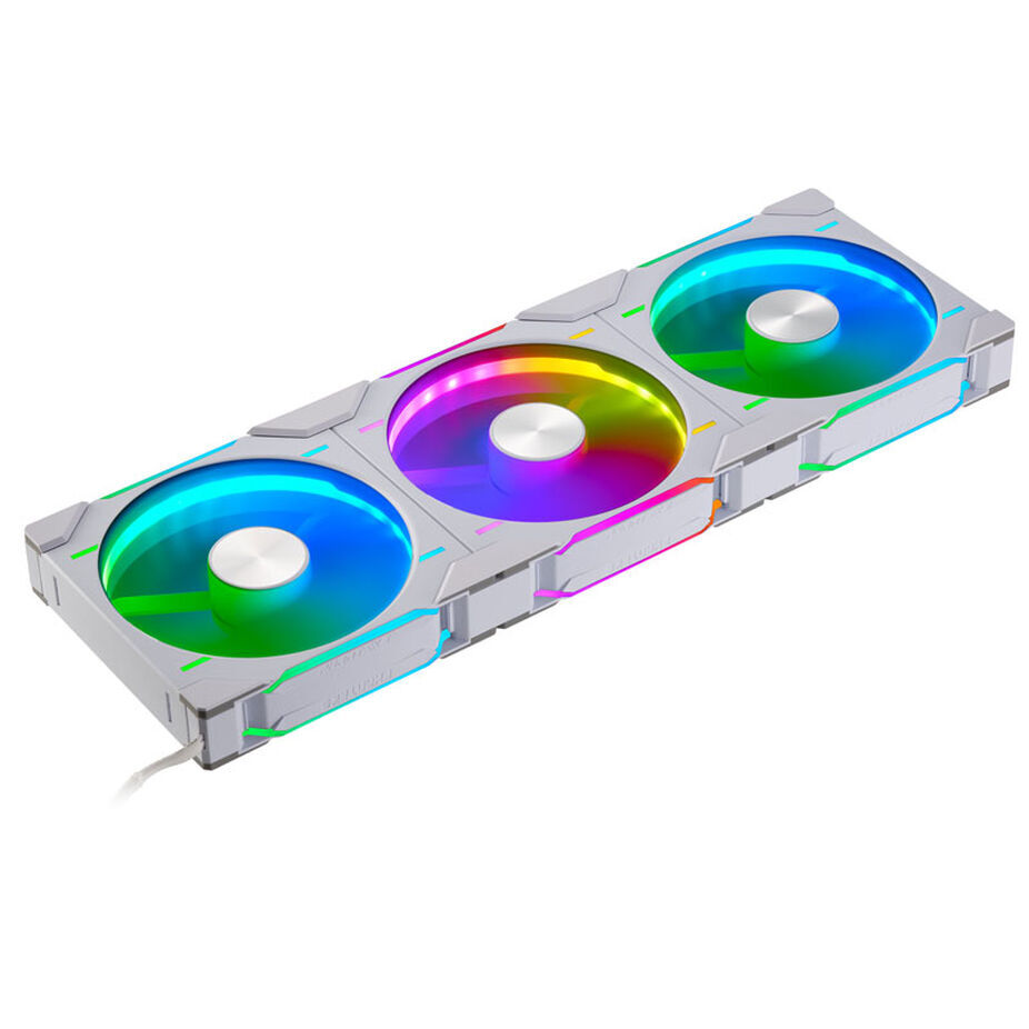 Phanteks D30-140 Regular D-RGB weiß 3er-Pack, Gehäuselüfter
