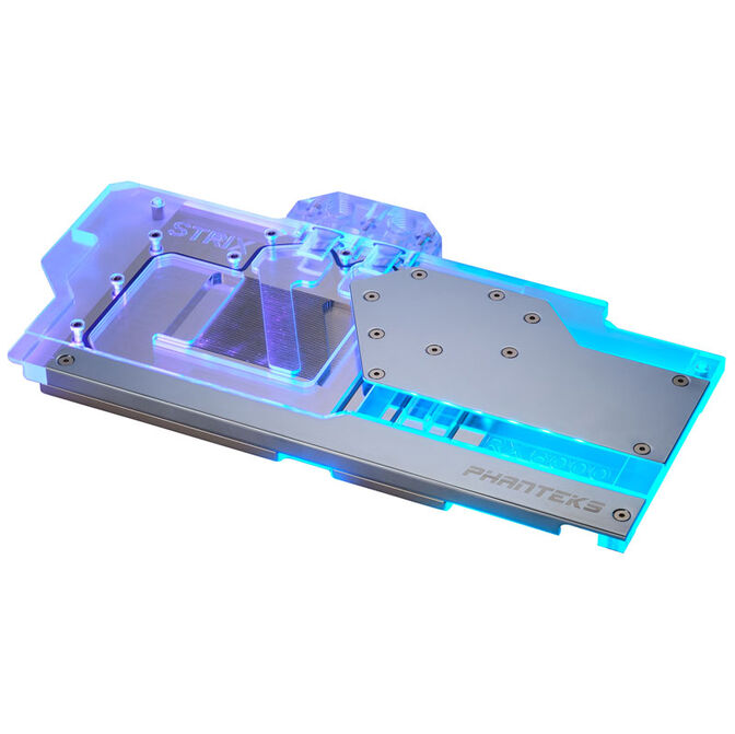 PHANTEKS Glacier G6000 STRIX GPU Water Block, ASUS RX 6800/6900 Strix/TUF, D-RGB - silber