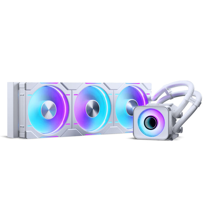 Phanteks GLACIER ONE 360D30 X2 DRGB AiO Wasserkühlung - 360mm, weiß