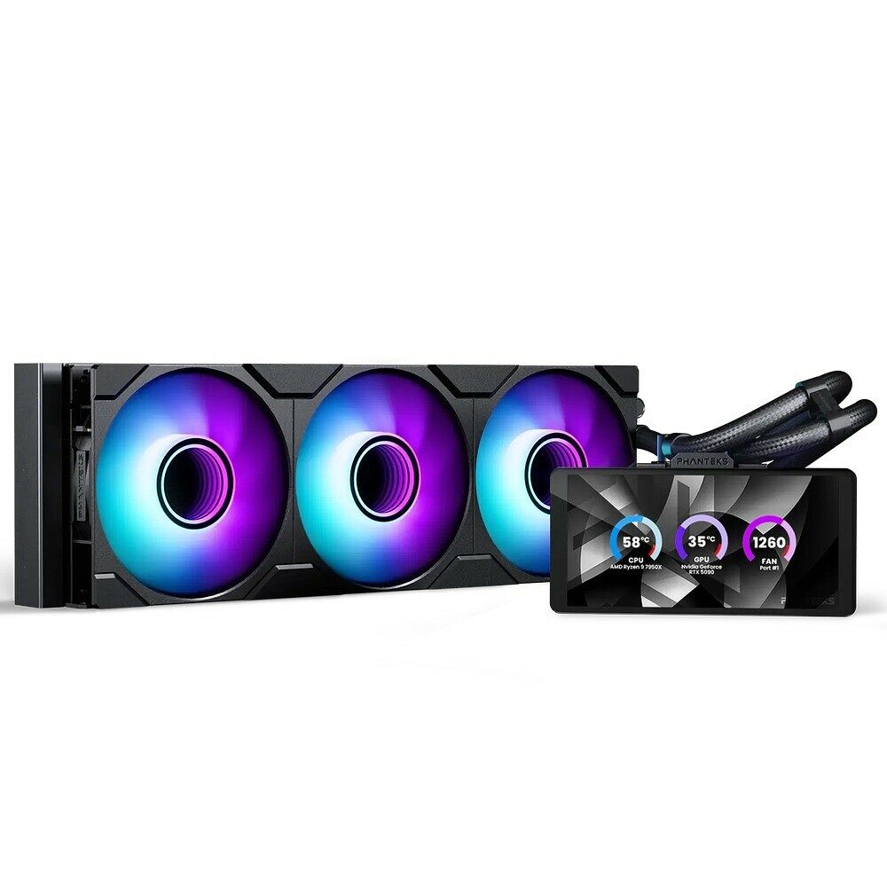Phanteks Glacier One 360M25 G2 LCD Noir - 360 mm