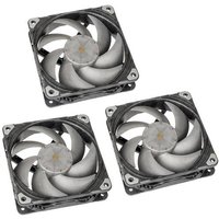 Phanteks PH-F120T30_BG_3P PC-Gehäuse-Lüfter Schwarz (B x H x T) 120 x 120 x 30 mm