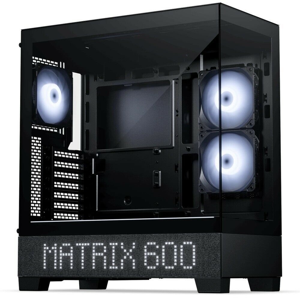 Phanteks XT View Matrix Black - Boîtier ATX avec fenêtre