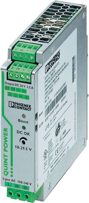 Phoenix Contact QUINT-PS/1AC/24DC/3.5 Netzteil 84 W 24 V DC Grün, Grau