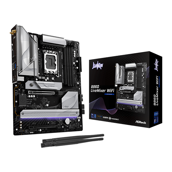 Placa Base Asrock B860 Livemixer Wifi Ddr5 Intel S1851