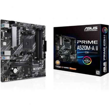 Motherboard Micro ATX Prime A520M-A II/CSM AMD A520 Socket AM4 - ASUS