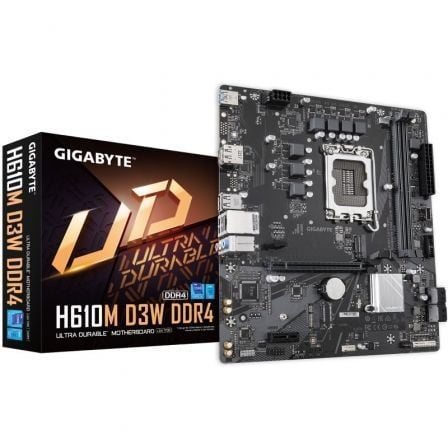 PLACA BASE GIGABYTE H610M D3W DRR4 SOCKET 1700 MICRO ATX