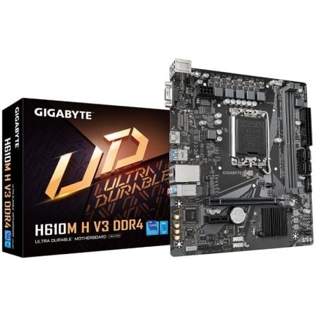 PLACA BASE GIGABYTE H610M H V3 DDR4 SOCKET 1700 MICRO ATX