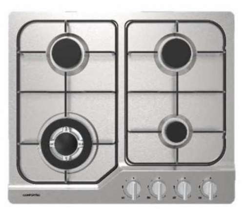 Placa de encastre gás butano/propano Confortec CFH6401GX