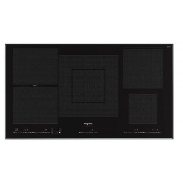 Hotpoint HT 1090 BA placa Preto Embutido 90 cm Placa com zona de