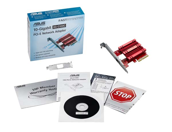 Placa de Rede Interna XG-C100C Ethernet 10000Mbit/s - ASUS