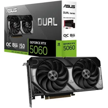 Placa de vídeo Asus Dual GeForce RTX 5060 OC/ 8 GB GDDR7