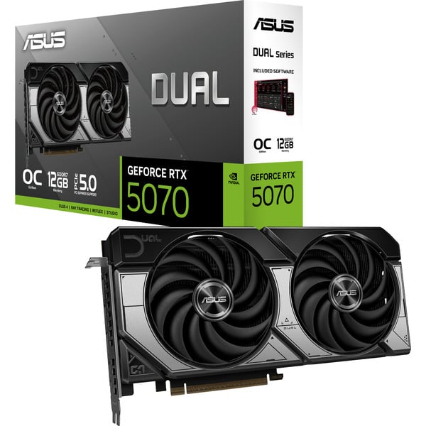 Placa de vídeo Asus TUF Gaming GeForce RTX 5070 OC Edition/12 GB GDDR7