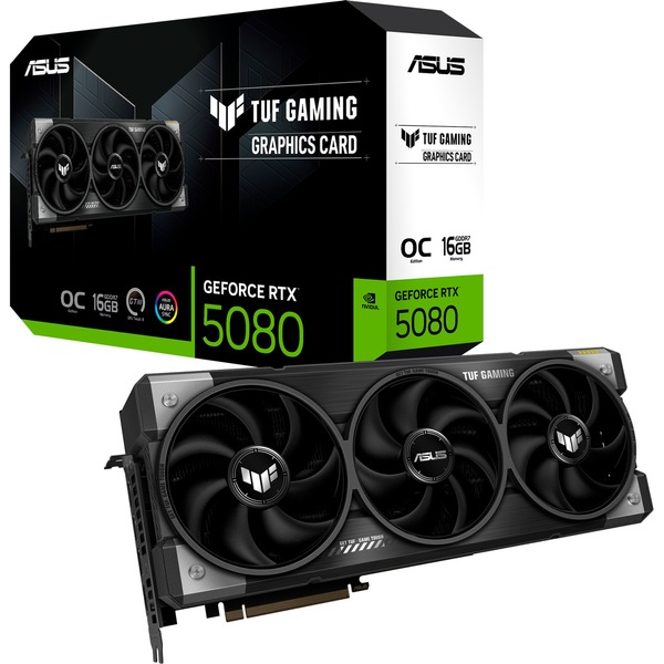 Placa de vídeo Asus TUF Gaming GeForce RTX 5080 OC/ 16 GB GDDR7