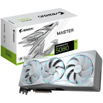 Placa de vídeo Gigabyte AORUS GeForce RTX 5080 MASTER ICE 16G/ 16GB GDDR7