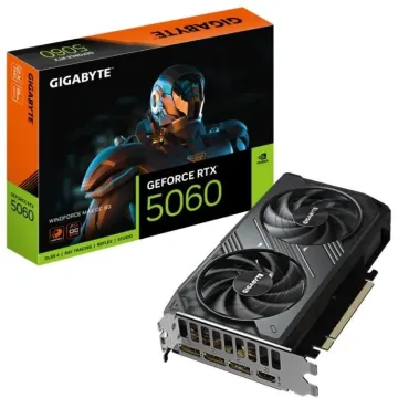 Placa de vídeo Gigabyte GeForce RTX 5060 WindForce Max OC/ 8 GB GDDR7