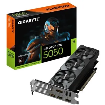 Placa de vídeo Gigabyte GeForce RTX 5050 OC de baixo perfil/8 GB GDDR6/Compatível com baixo perfil