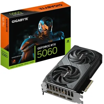 Placa de vídeo Gigabyte GeForce RTX 5060 WindForce/8 GB GDDR7