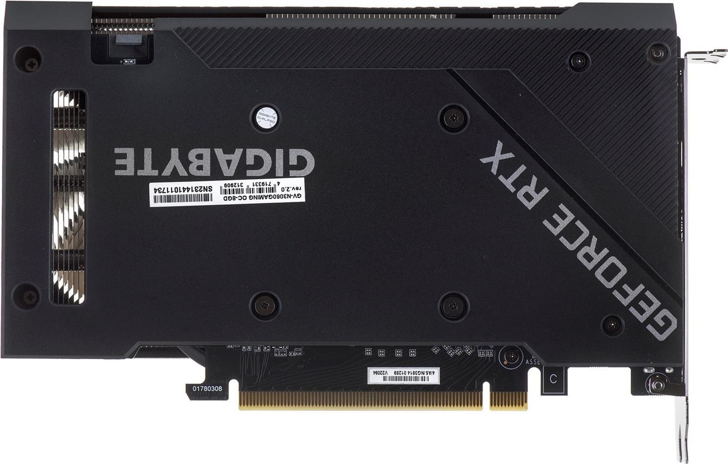 Placa de vídeo Gigabyte GeForce RTX 3060 GAMING OC/ 8 GB GDDR6