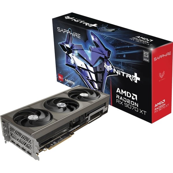 Placa Gráfica AMD Radeon RX 9070 XT "RDNA 4" Nitro+ OC 16GB GDDR6 - SAPPHIRE