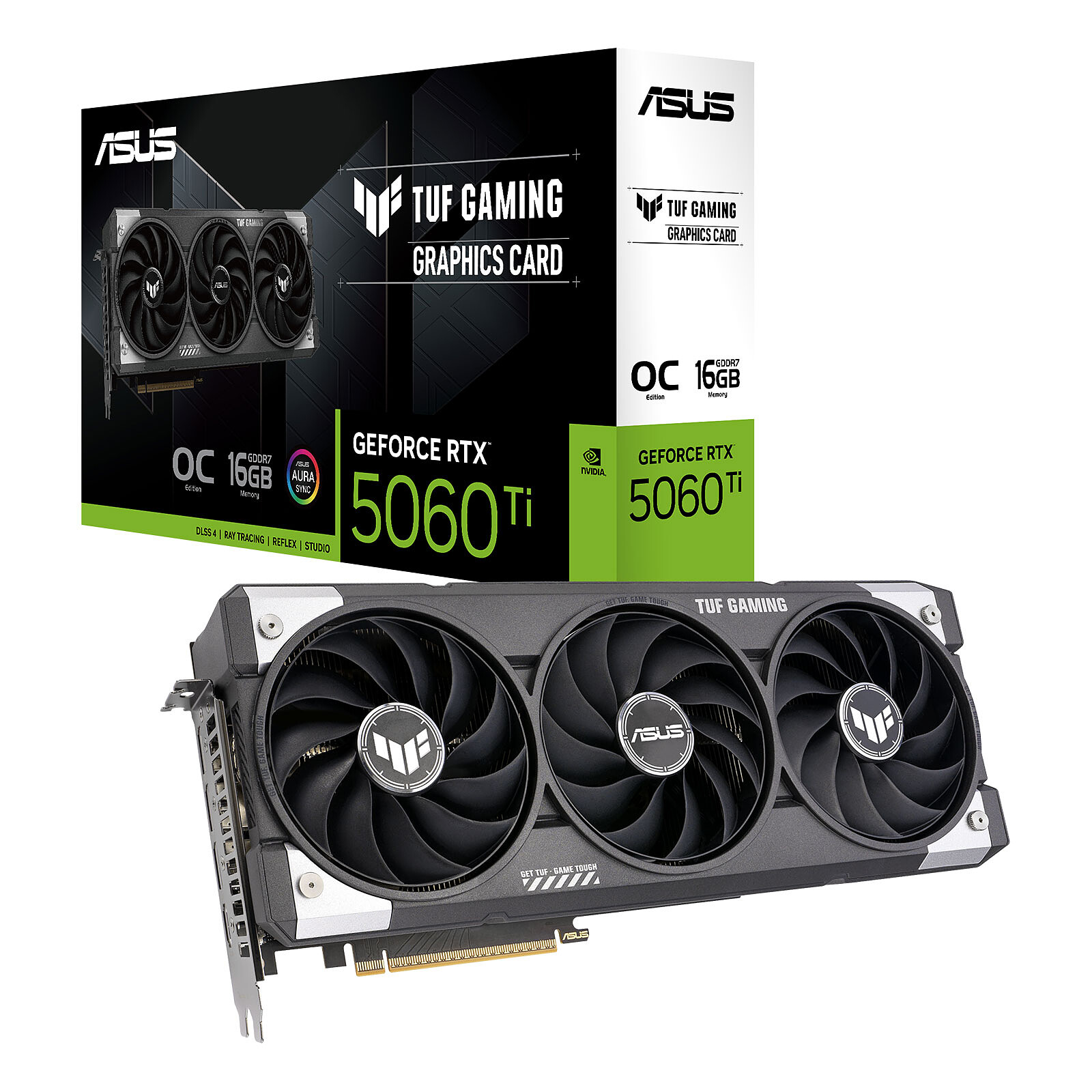 Placa Gráfica ASUS TUF RTX 5060 TI O16G GAMING