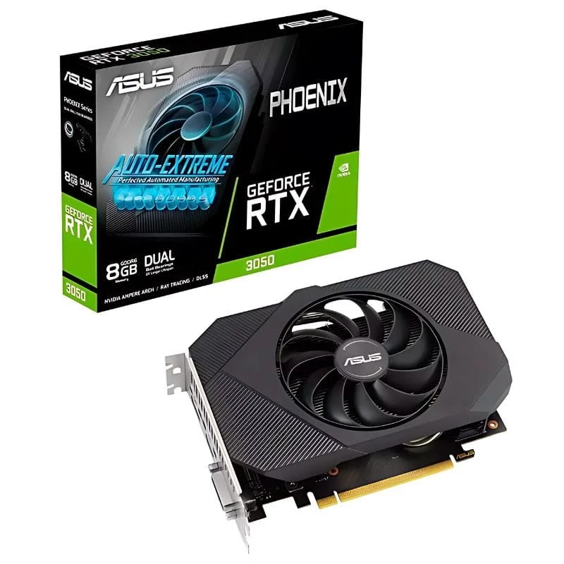 Placa Gráfica GeForce RTX 3050 Phoenix V2 8GB GDDR6 - ASUS