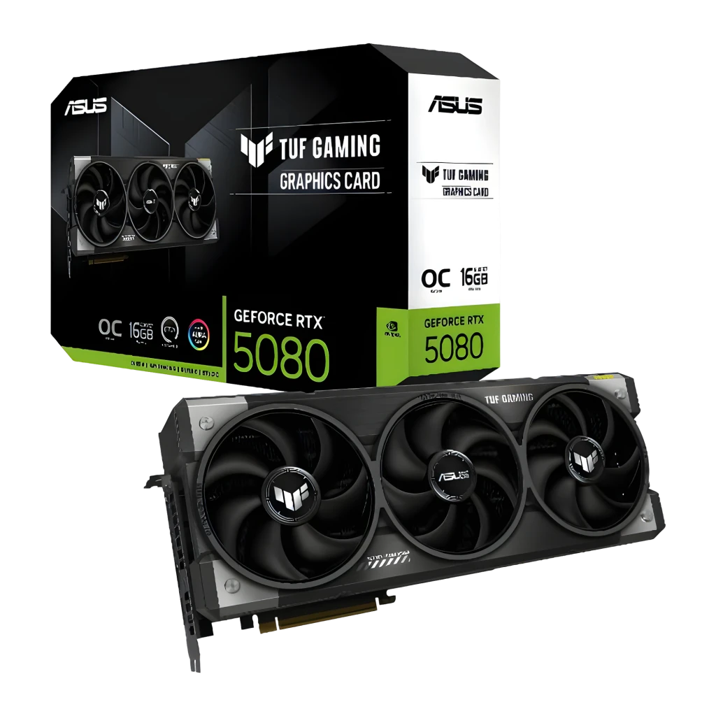 Placa Gráfica GeForce RTX 5080 TUF Gaming OC 16GB GDDR7 DLSS4 - ASUS