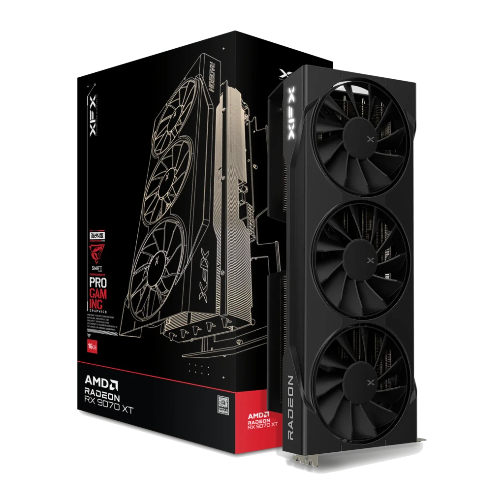 Placa gr&aacute;fica XFX Radeon RX 9070 XT Swift de 16GB GDDR6