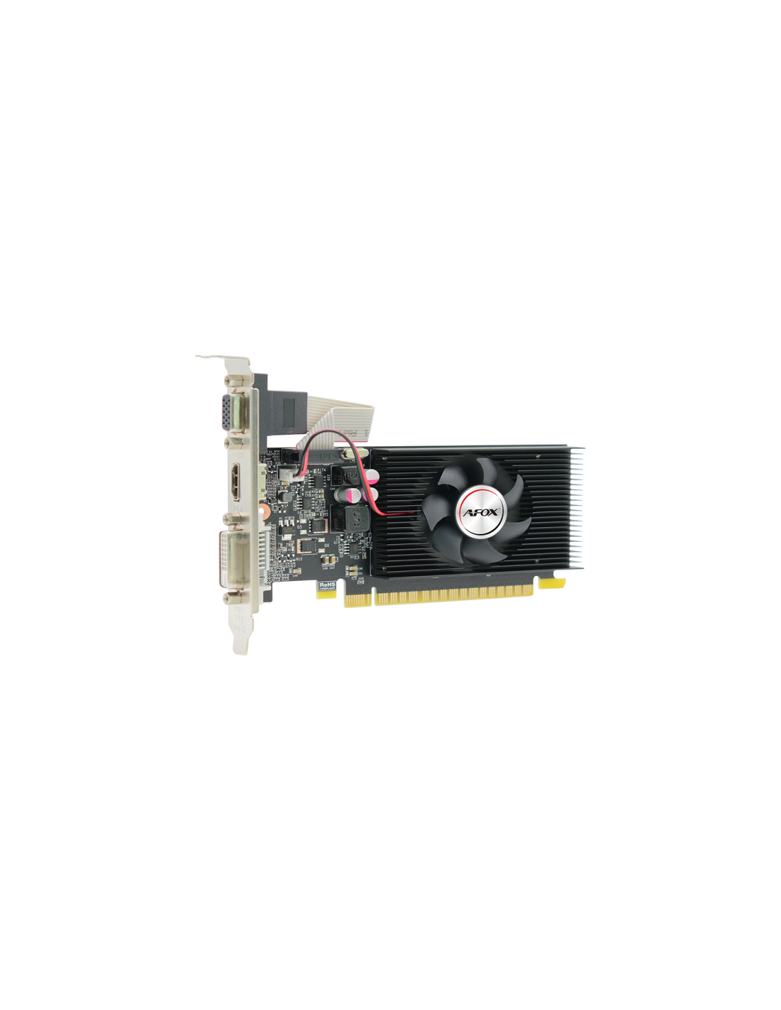 Placa Gráfica AFOX GT710 1GB DDR3, PCIe 2.0, HDMI, DVI e VGA
