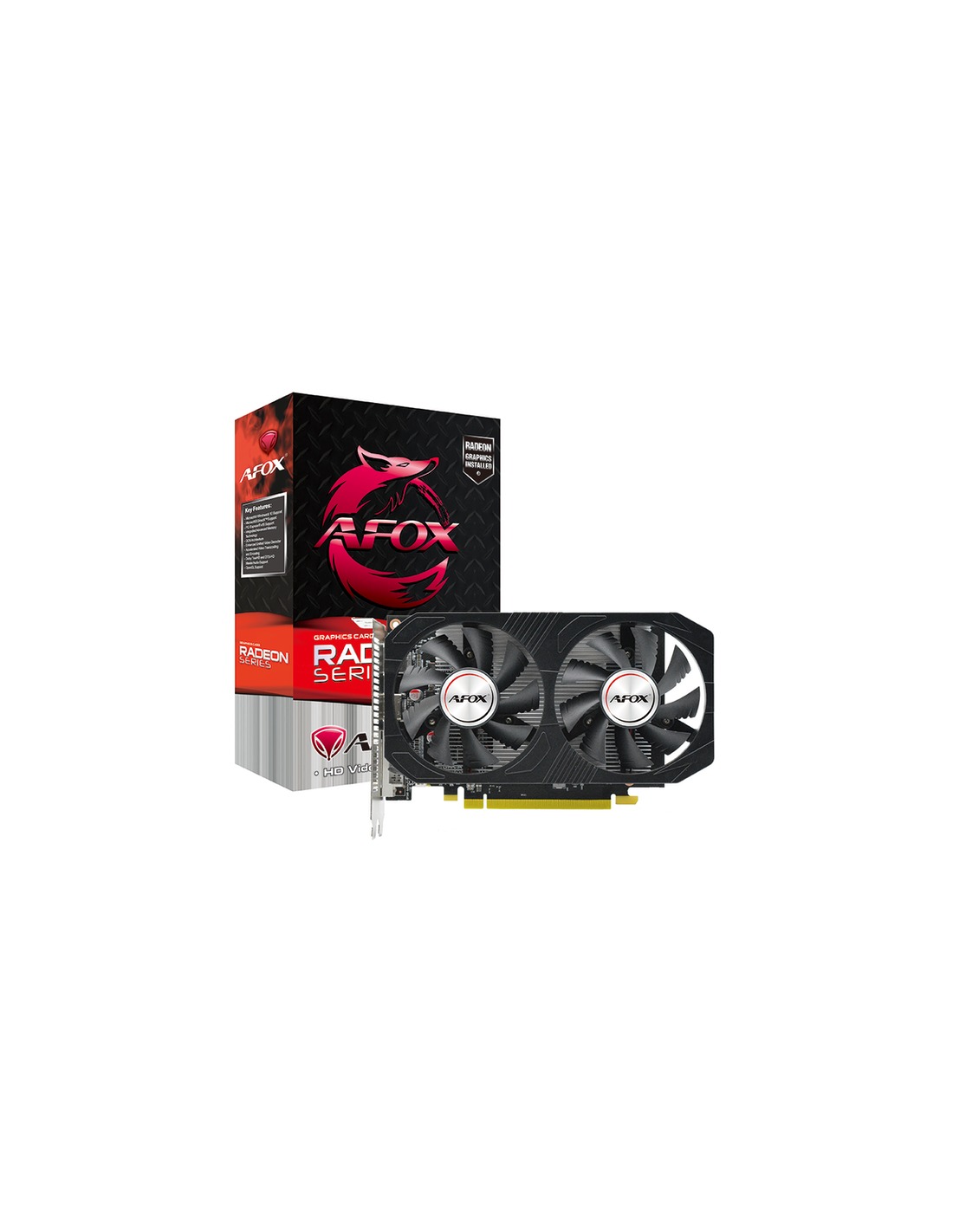 Placa Gráfica AFOX Radeon RX 550 4GB GDDR5 - Desempenho Gráfico