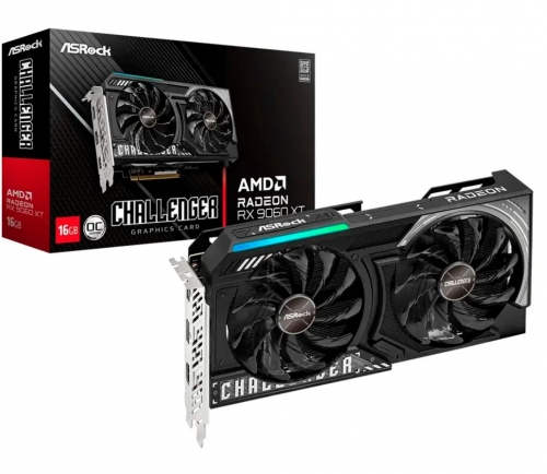Placa Gráfica AsRock AMD Radeon RX 9060 XT "RDNA 4" Challenger OC 16GB GDRR6 , 90-GA5XZZ-00UANF