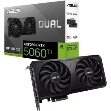 Placa gráfica Asus Dual GeForce RTX 5060 Ti EVO OC/ 16GB GDDR7