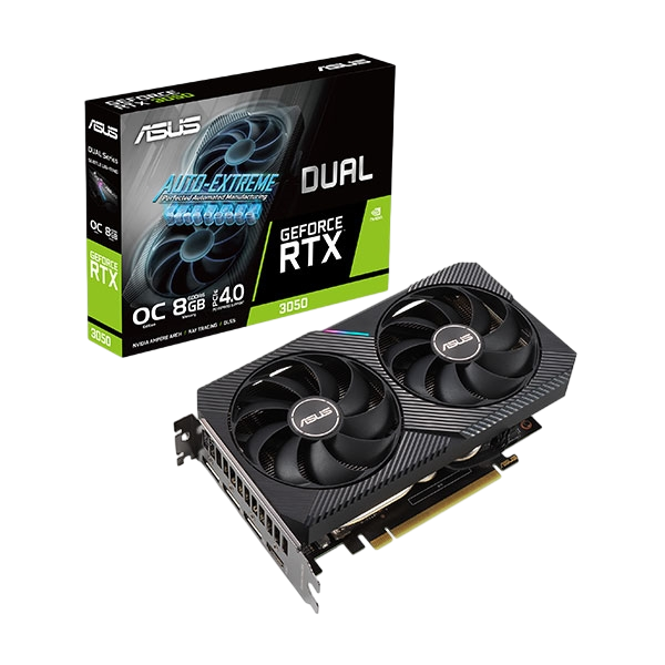 Placa Gráfica Asus Dual GeForce RTX 3050 8GB GDDR6