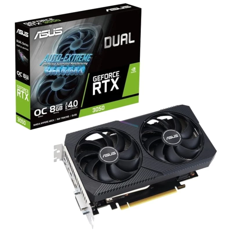 PLACA GRÁFICA ASUS GEFORCE DUAL-RTX3050-O8G-V2