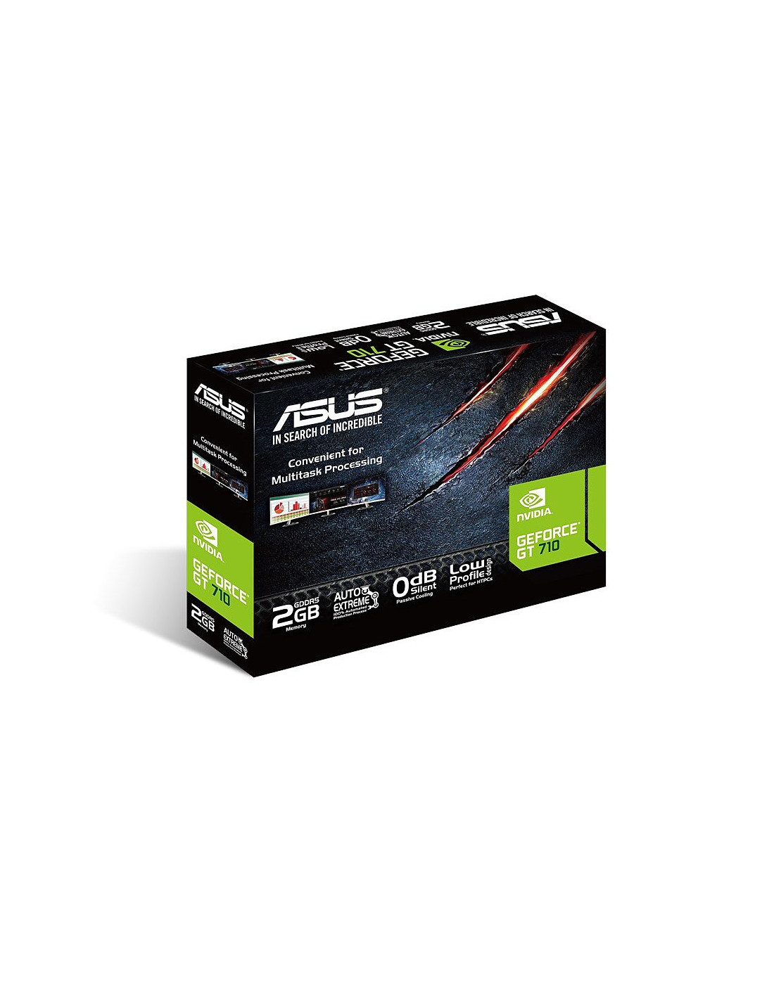 Placa Gráfica ASUS GeForce GT 710 2GB GDDR5, 1x HDMI, 1x DVI, 1x VGA