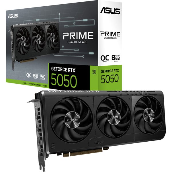 Placa Gráfica Asus NVIDIA GeForce RTX 5050 Blackwell Prime OC 8GB GDDR6 DLSS4 90YV0N70-M0NA00