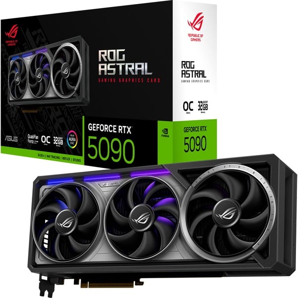 Placa Gráfica Asus NVIDIA GeForce RTX 5090 "Blackwell" ROG Astral Gaming OC 32GB GDDR7 DLSS4