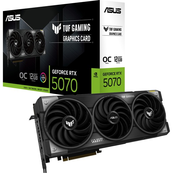 Placa Gráfica Asus NVIDIA GeForce RTX 5070 "Blackwell" TUF Gaming OC 12GB GDDR7 DLSS4