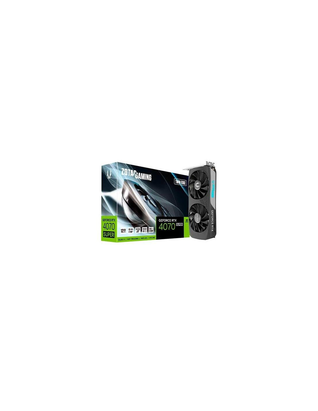 Placa Gráfica Gaming GeForce RTX 4070 Super Twin Edge 12GB GDDR6X DLSS3 - ZOTAC
