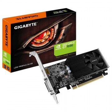 Placa Gráfica Gigabyte GeForce GT 1030 D4 2G   2GB GDDR4   Baixo Perfil