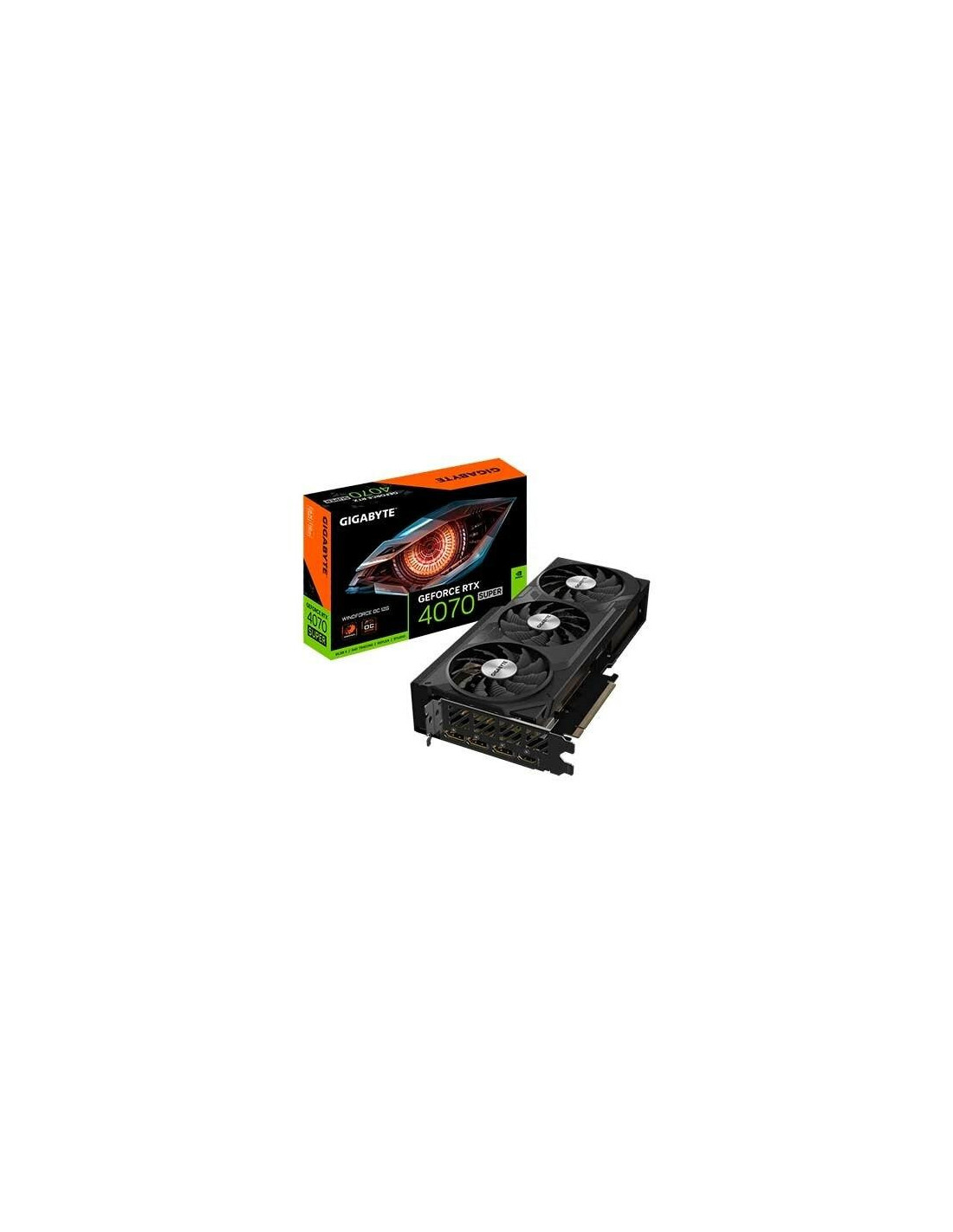 Placa gráfica GIGABYTE RTX 4070 SUPER Windforce OC 12G: 7168 CUDA Cores, 2475 MHz, 12GB GDDR6X