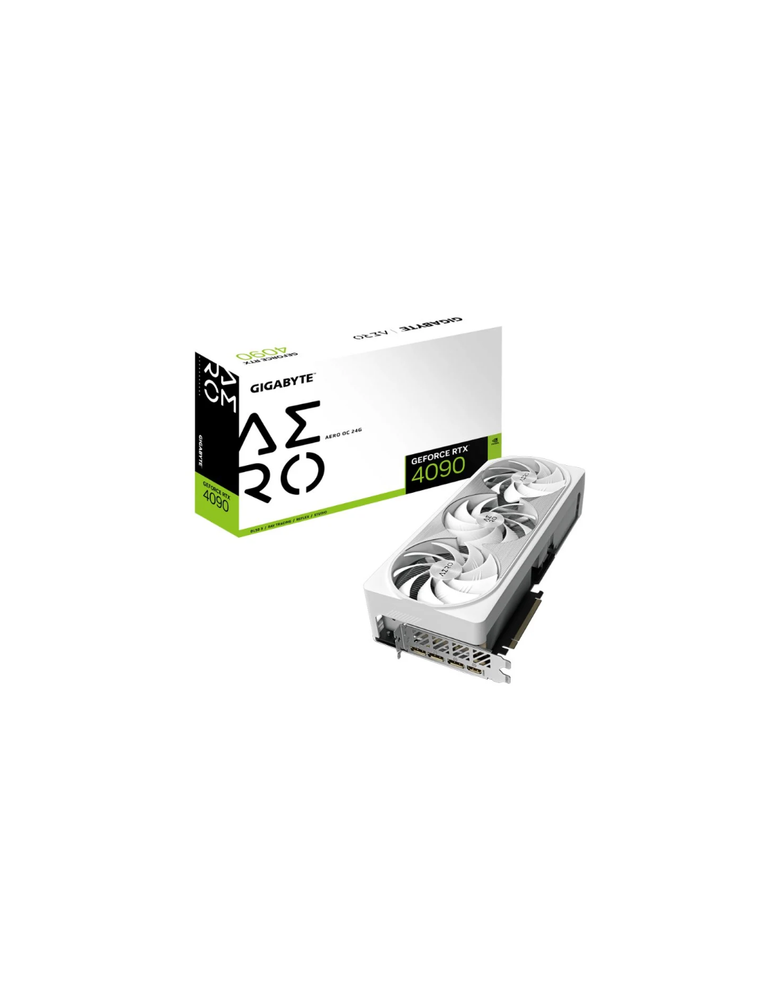 Placa Gráfica Gigabyte RTX 4090 24GB AERO OC, 3 Ventoinhas e Ray Tracing
