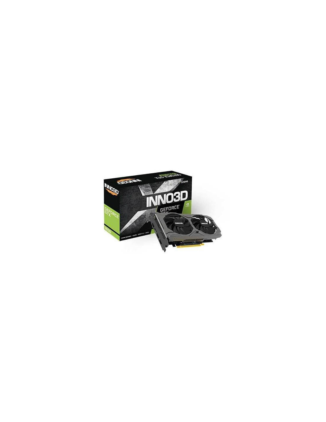 Placa Gráfica Inno3d GTX 1650 Twin X2 OC V3 4GB GDDR6 - N16502-04D6X-171330N