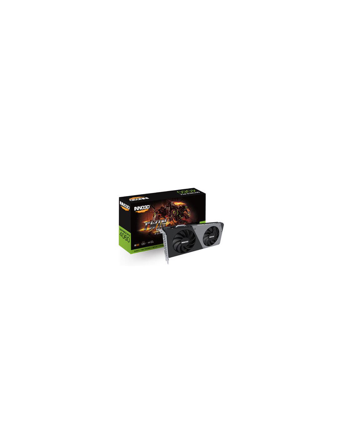 Placa Gráfica Inno3d RTX 4060 Twin X2 OC 8GB GDDR6X