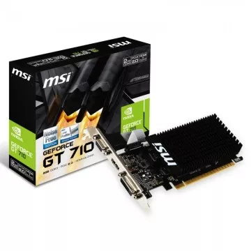 Placa Gráfica Msi Nvidia GT 710 2GD3H Low Profile  2Gb DDR3