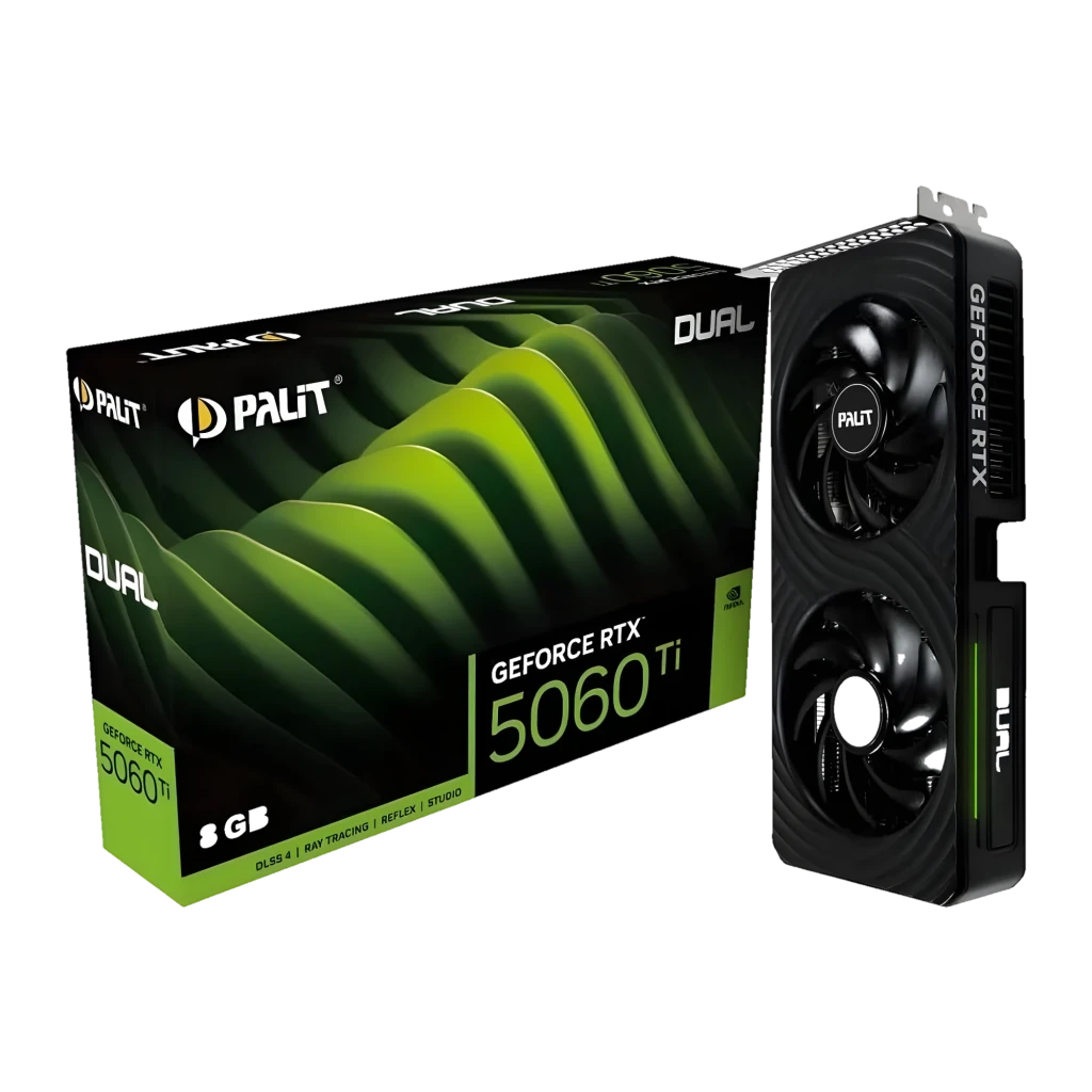 Placa Gráfica NVIDIA GeForce RTX 5060 Ti "Blackwell" Dual 8GB GDDR7 DLSS4 - PALIT