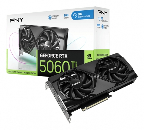 PLACA GRAFICA PNY 5060 TI 8GB ARGB OVERCLOCKED DUAL FAN