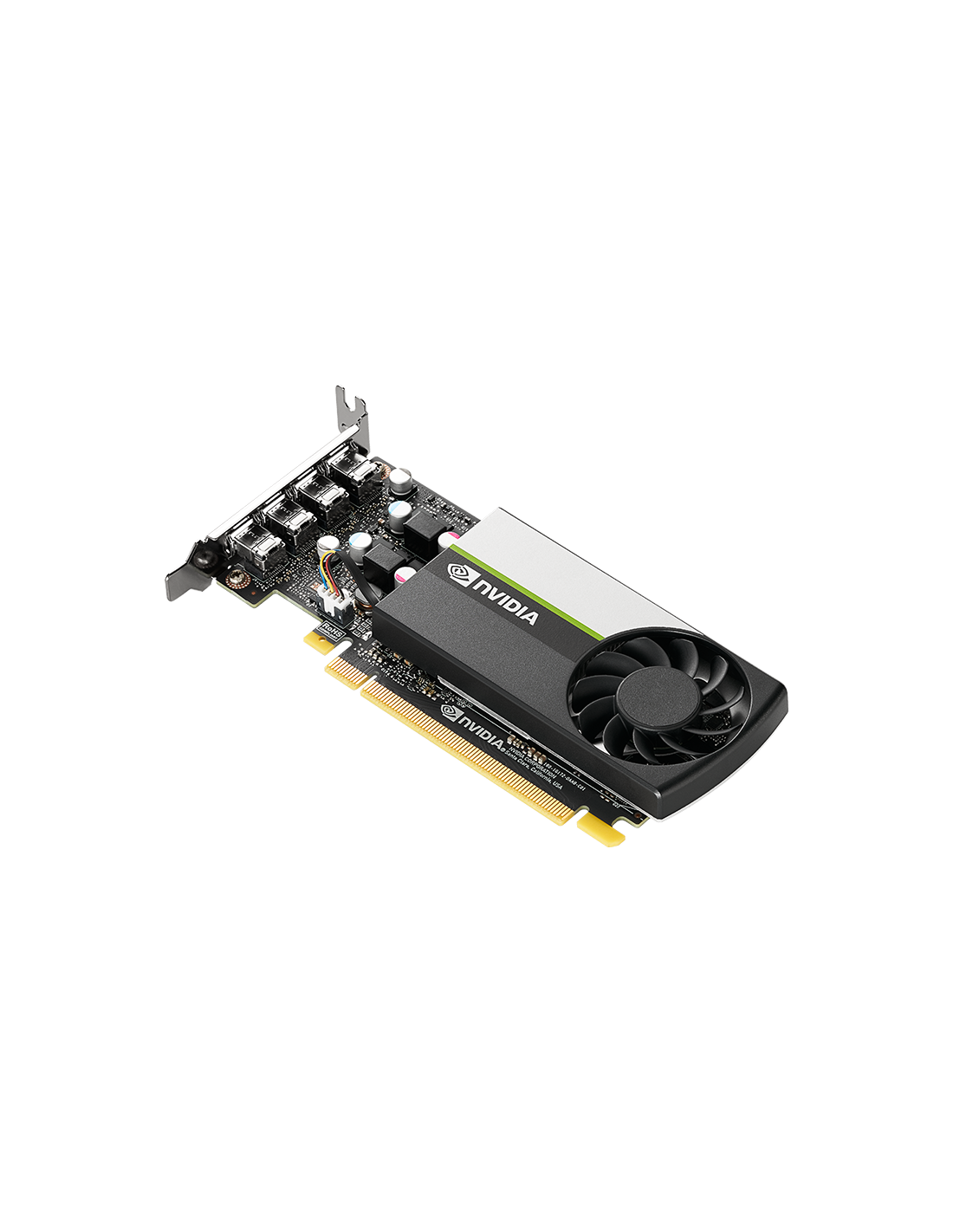 Placa Gráfica PNY Quadro T1000 4GB GDDR6 PCIe, 4x mDP, Low Profile