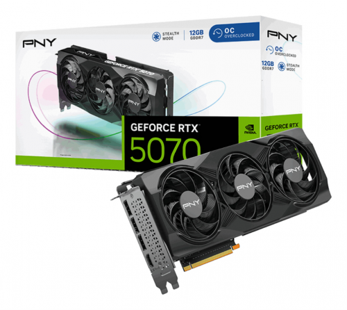PLACA GRÃFICA PNY RTX 5070 STD OC 16 GB